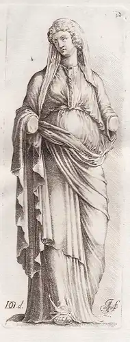 Draped female figure (Plate 92) - Statue statues sculpture antiquity Antike Altertum