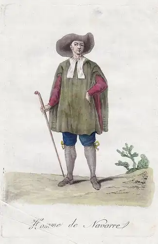 Homme de Navarre - Navarra Spanien Espana costume Tracht