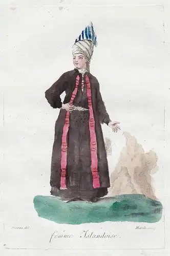 Femme Islandoise - Island Iceland Icelandic woman costume Tracht