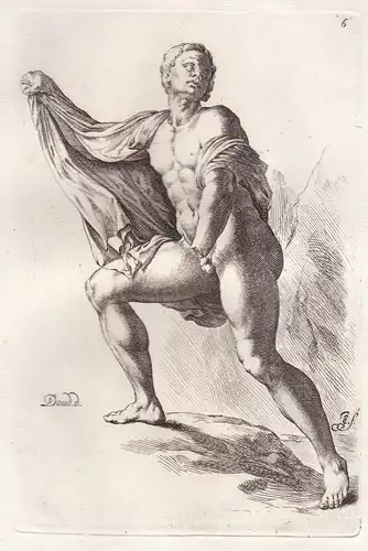 The fleeing son of Niobe (Plate 6) - nude Akt Mythologie mythology Statue statues sculpture antiquity Antike A