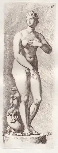 Statue of Aphrodite Venus de Medici / (Plate 47) - nude Akt Roman Statue statues sculpture antiquity Antike Al