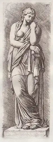 Thusnelda / (Plate 43) - Statue statues sculpture antiquity Antike Altertum