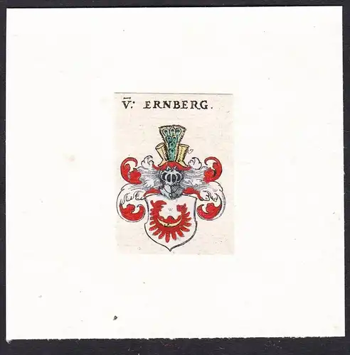 V: Ernberg - Von Ernberg Wappen Adel coat of arms heraldry Heraldik