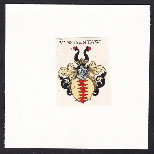 V: Wisentau - Wiesenthau Wappen Adel coat of arms heraldry Heraldik
