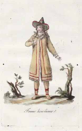 Femme Kourilienne - Kurilen Kuril Islands Russland Russia costume Tracht