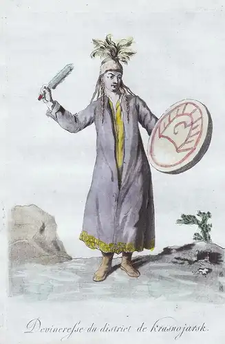 Devineresse du districe de Krasnojarsk - Krasnoyarsk soothsayer Wahrsager Russland Russia costume Tracht