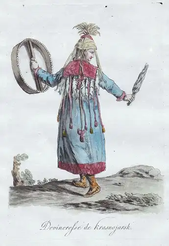Devineresse de Krasnajarsk - Krasnoyarsk soothsayer Wahrsager Russland Russia costume Tracht