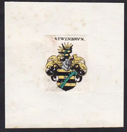 Newenbrun - Newenbrun Wappen Adel coat of arms heraldry Heraldik