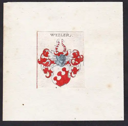 Weiler - Weiler Wappen Adel coat of arms heraldry Heraldik