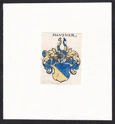 Hausner - Hausner Hauser Wappen Adel coat of arms heraldry Heraldik