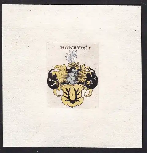 Honburg - Honburg Wappen Adel coat of arms heraldry Heraldik