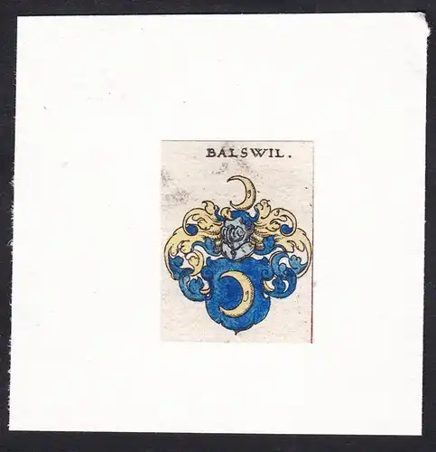Balswil - Balswil Wappen Adel coat of arms heraldry Heraldik