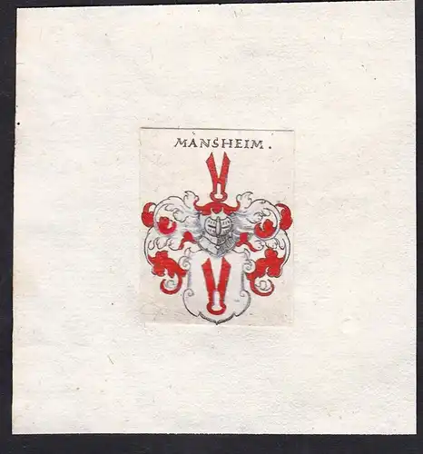 Mänsheim - Mänsheim Wappen Adel coat of arms heraldry Heraldik