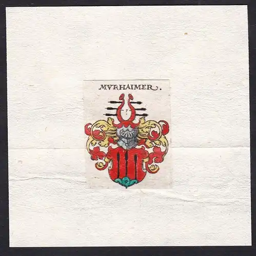 Murhaimer - Murhaimer Murheimer Wappen Adel coat of arms heraldry Heraldik