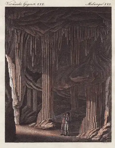 Vermischt. Gegenst. XXX - Tropfsteinhöhle Stalactite cave Höhle Höhlen caves Schottland Scotland / Bilderbuch