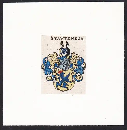 Staufeneck - Staufeneck Wappen Adel coat of arms heraldry Heraldik