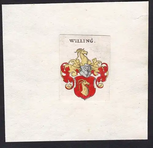 Willing - Willing Wiling Wappen Adel coat of arms heraldry Heraldik