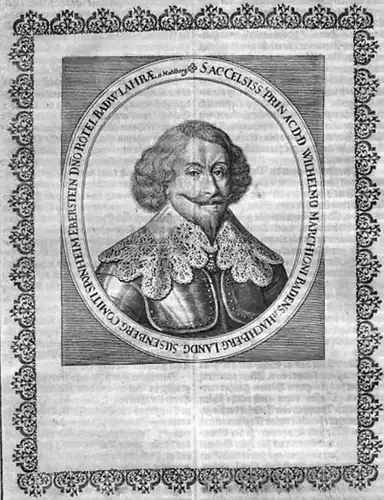 Wilhelm Markgraf v. Baden-Baden (1593 - 1677) Richter Portrait