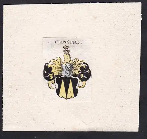 Ehinger - Ehinger Wappen Adel coat of arms heraldry Heraldik