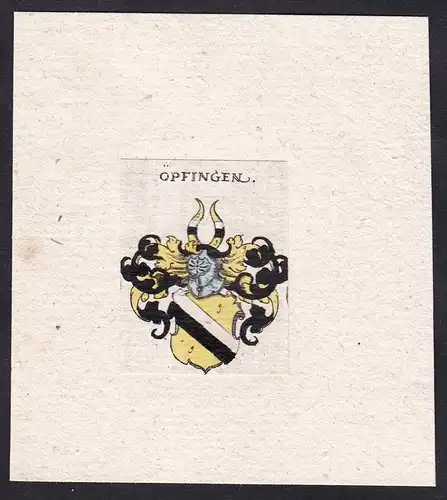 Öpfingen - Öpfingen Wappen Adel coat of arms heraldry Heraldik