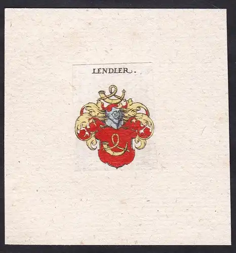 Lendler - Lendler Wappen Adel coat of arms heraldry Heraldik