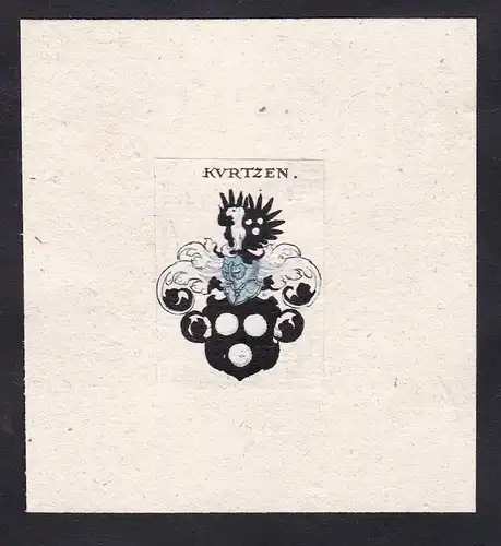 Kurtzen - Kurtzen Kurzen Wappen Adel coat of arms heraldry Heraldik