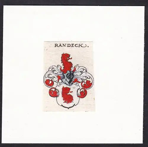 Randeck - Randeck Randek Wappen Adel coat of arms heraldry Heraldik