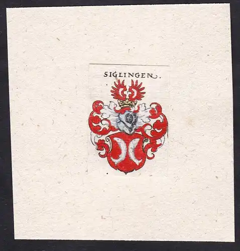 Siglingen - Siglingen Siegllingen Wappen Adel coat of arms heraldry Heraldik
