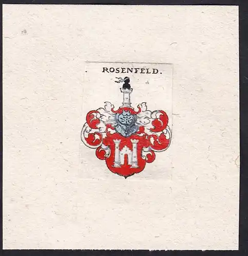 Rosenfeld - Rosenfeld Wappen Adel coat of arms heraldry Heraldik
