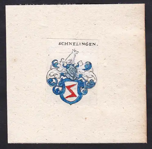 Schnelingen - Schnelingen Schneelingen Wappen Adel coat of arms heraldry Heraldik