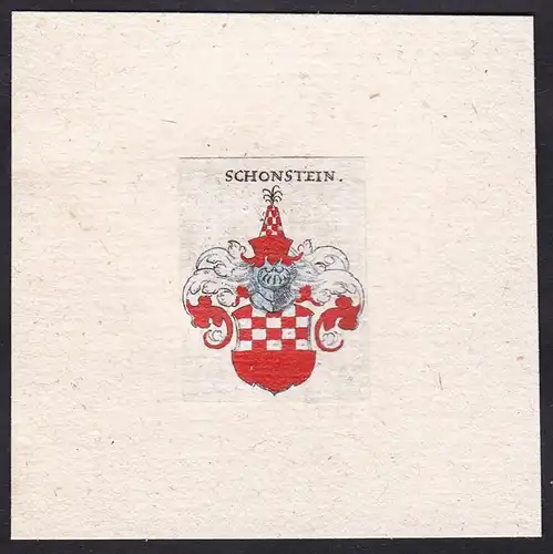 Schonstein - Schonstein Wappen Adel coat of arms heraldry Heraldik