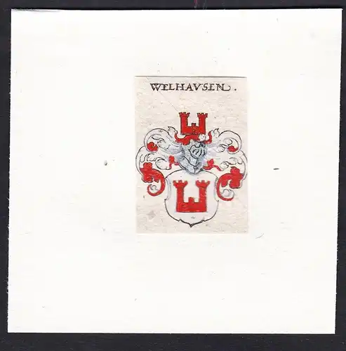 Welhausen - Welhausen Wellhausen Wappen Adel coat of arms heraldry Heraldik