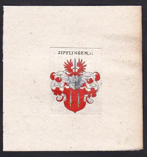 Zipflingen - Zipflingen Wappen Adel coat of arms heraldry Heraldik