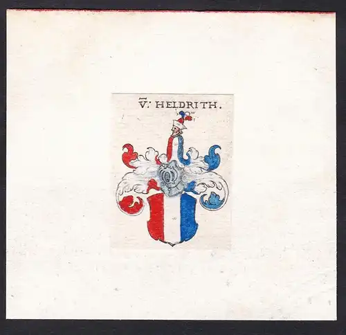 V: Heldrith - Von Heldrith Wappen Adel coat of arms heraldry Heraldik
