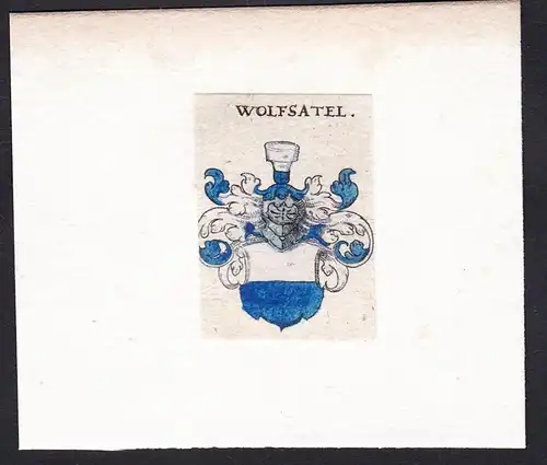 Wolfsatel - Wolfsatel Wolfsattel Wappen Adel coat of arms heraldry Heraldik