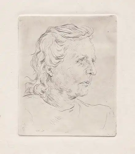 (Portrait von Hertha) / Vermutlich ein Portrait von E. Winkler's Schwester, Hertha Winkler (später Schultze),