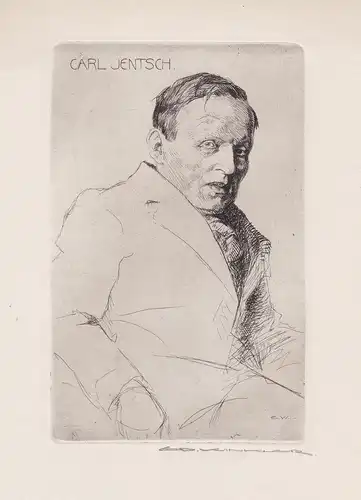 Carl Jentsch - Carl Jentsch (1833-1917) Schriftsteller Theologe Archivar Portrait