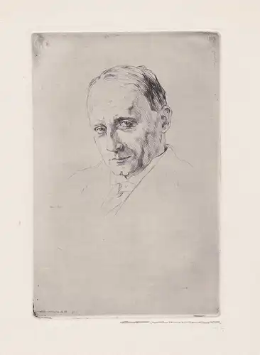 Bildnis Herr K. Hannover. - Portrait