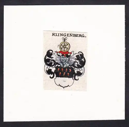 Klingenberg - Klingenberg Wappen Adel coat of arms heraldry Heraldik