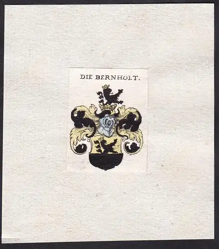 Die Bernholt - Die Bernholt Bernhold Wappen Adel coat of arms heraldry Heraldik