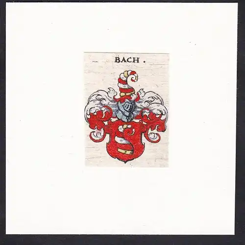 Bach - Bach Wappen Adel coat of arms heraldry Heraldik