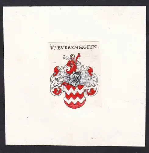 V: Bubenhofen - Von Bubenhofen Bubenhof Bubhof Wappen Adel coat of arms heraldry Heraldik