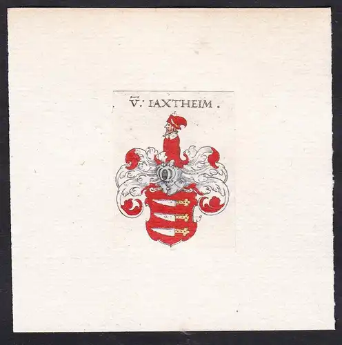 V: Iaxtheim - Von Iaxtheim Wappen Adel coat of arms heraldry Heraldik