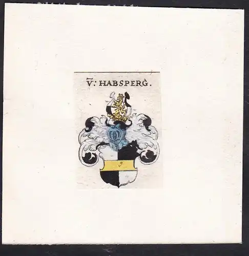 V: Habsperg - Von Habsperg Habsberg Wappen Adel coat of arms heraldry Heraldik
