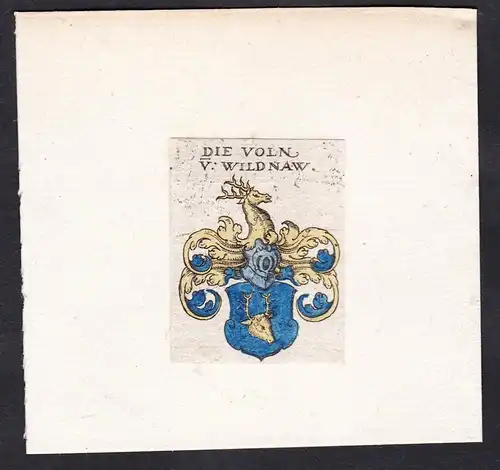 Die Voln v: Wildnau - Die Voln von Wildnau Wappen Adel coat of arms heraldry Heraldik