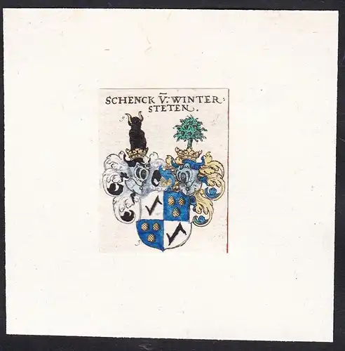 Schenck v: Wintersteten - Schenck von Wintersteten Schenk Winterstetten Wappen Adel coat of arms heraldry Hera