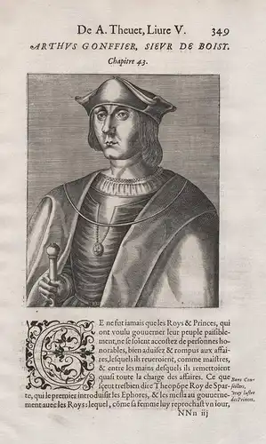 Arthus Gonffier, Sieur de Boist - Artus Gouffier de Boisy (1475-1519) Etampes Oiron Portrait