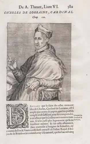 Charles de Lorraine, Cardinal - Charles Cardinal of Lorraine (1524-1574) Guise Kardinal Lothringen Chevreuse P