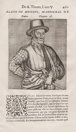 Blaisse de Monluc, Mareschal de France - Blaise de Monluc (c.1500-1577) marechal Lasseran de Massencome Portra