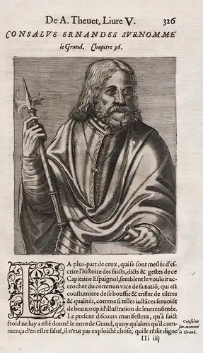 Consalve Ernandes surnomme le Grand - Gonzalo Fernandez de Cordoba (1453-1515) general Espana Spain Spanien Po